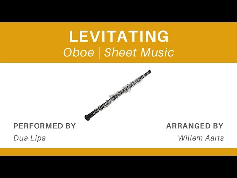 Levitating - Dua Lipa | Oboe | Sheet Music