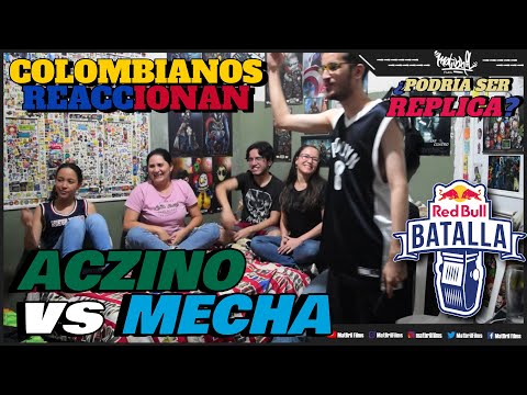 🔴 COLOMBIANOS REACCIONAN a ACZINO vs MECHA "NUNCA va PODER con un MC4" [RED BULL INTERNACIONAL 2022]