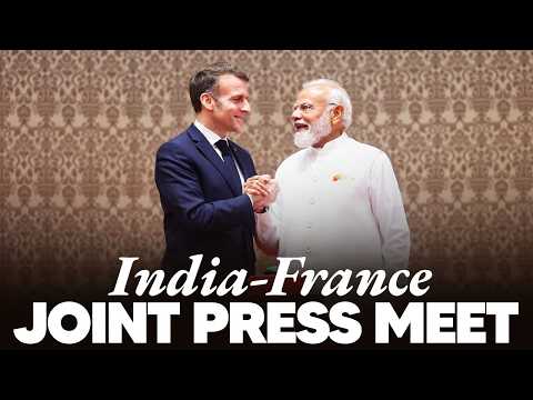 PM Modi, French President Emmanuel Macron attend joint press meet in Mumbai
