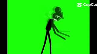 Speed Up Cartoon Mouse Jumpscare Green Screen