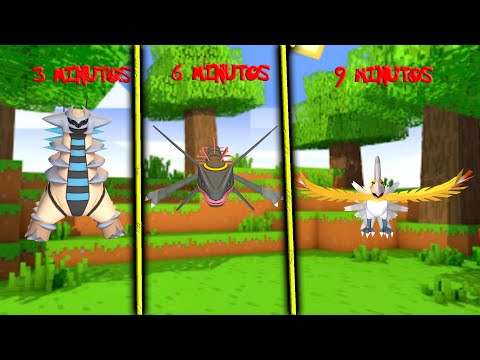 Minecraft SÓ que a cada 3 minutos um POKÉMON LENDÁRIO SHINY APARECE !