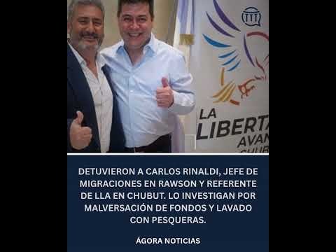 🚨 DETUVIERON AL JEFE DE MIGRACIONES DE RAWSON POR MALVERSACIÓN DE FONDOS 🚨