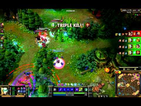 Orianna Pentakill (1700 Elo) - League of Legends [7-3-2012]