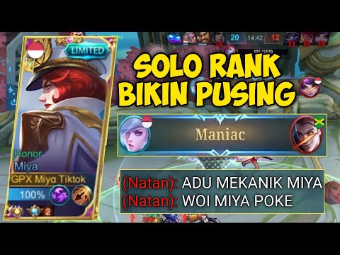 SAVAGE!!! EARLY GAME DILOCK LATE GAME MEMBANTAI MUSUH CUKUP ITEM INI | TOP GLOBAL MIYA - MLBB