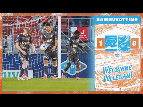 😞 Valse start tijdens jaarsopener | Samenvatting AZ - FC Volendam: 1 - 0 (2025-2026)