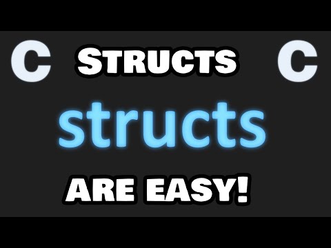 Structs in C are easy! 📦