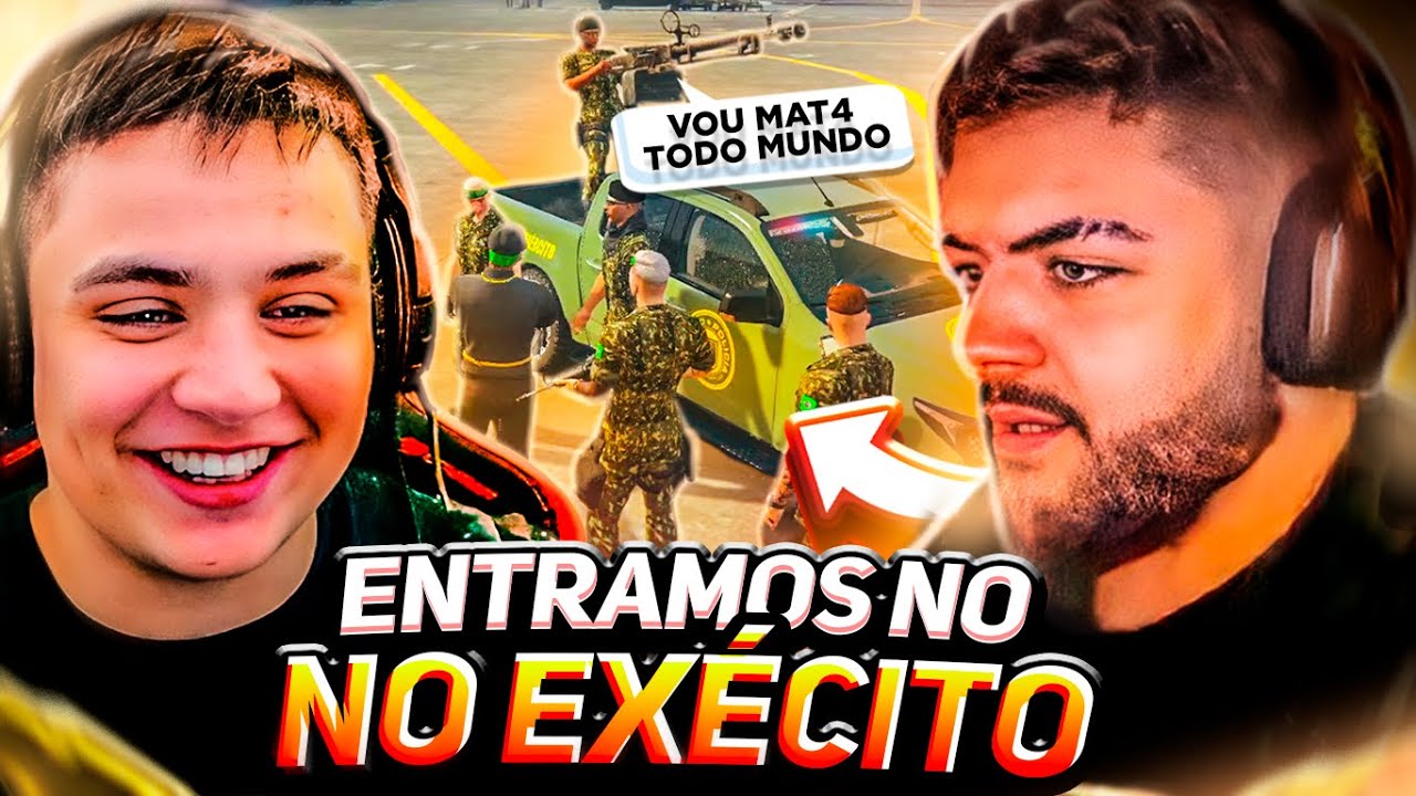 ENTRAMOS PARA O EXÉRCITO no GTA RP