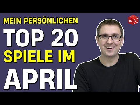 Top 20 Brettspiele im April 2022 - Meine persönlichen Highlights & Überraschungen