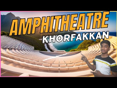 Khorfakkan Amphitheatre: Aerial Views and Stunning Footage#funwithfahaz #fateen #afiq