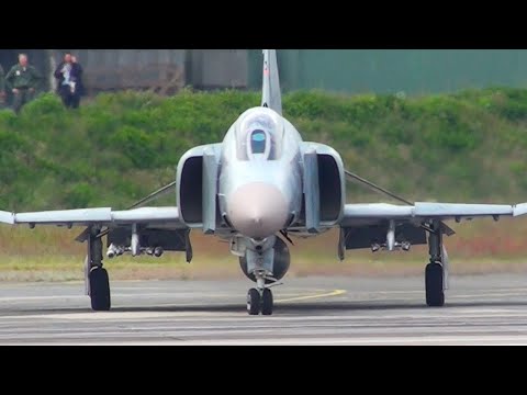 Mass F-4F Phantom launches - Wittmund 7th June 2012