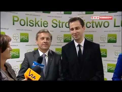 TVP Rzeszów   Władysław Kosiniak Kamysz popiera Mariusza Kawę