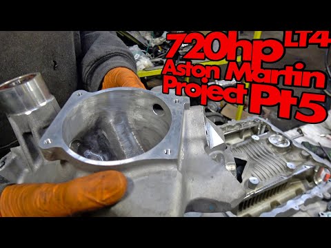 Aston Martin Vantage LT4 swap project - Pt 5 - super charger porting