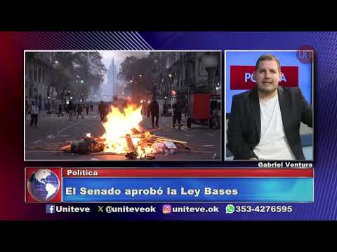 El Senado aprobó la Ley Bases
