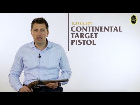 CONTINENTAL TARGET PISTOL - S.373 / S.374