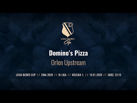 Skrót spotkania Domino's Pizza - Orlen Upstream ( Legia Biznes Cup Zima 2020 )