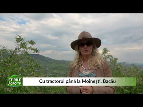 Cu tractorul până la Moinești, Bacău 15 06 2021