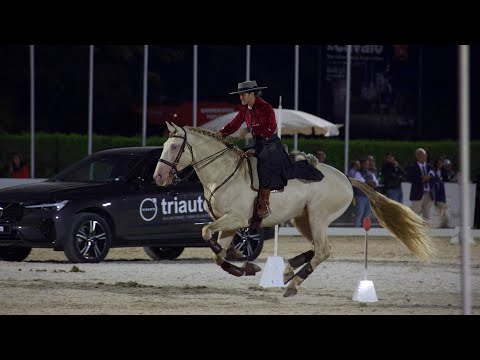 World championship of working equitation- speed test- Nicole e Inca