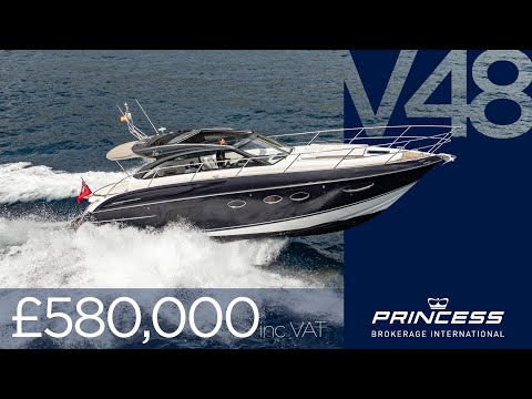 2017 (2018 Model) Princess V48 Open 