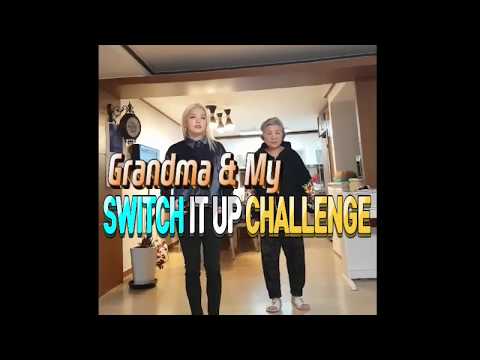 KOREAN GRANDMA(79yrs old) AND I DID THE "SWITCH IT UP CHALLENGE''!! //DASURI CHOI