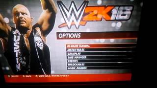 How to unlock everything in wwe 2k16 easy