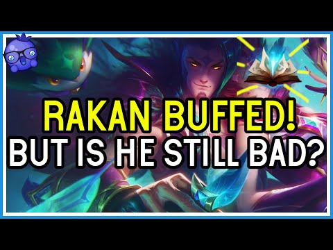 Unsealed Spellbook Rakan with the new buffs in 10.16 - League of Legends
