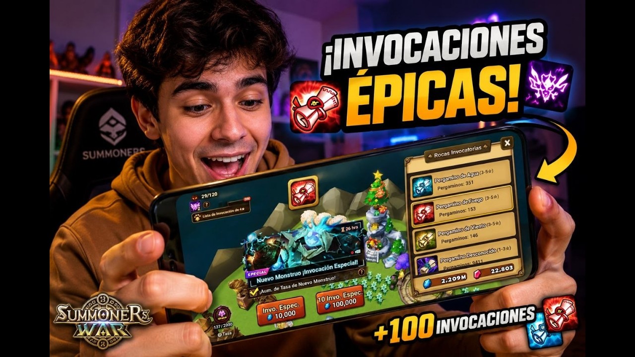 Invocación Pergaminos Elementales +1000 Summoners War