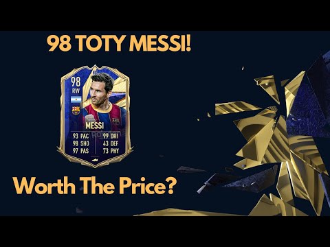 98 TEAM OF THE YEAR MESSI ! -  IS HE WORTH THE PRICE? - FIFA 21
