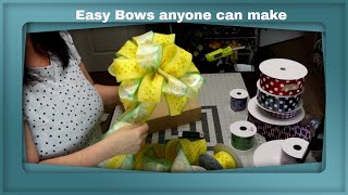 Learn how to make 9 different bows by hand- Easy bows anyone can make