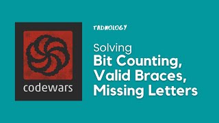 Download the video "Solving Bit Counting, Valid Braces & Missing Letter | CodeWars Code Challenge #2"