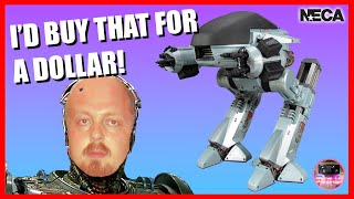 NECA ROBOCOP ED-209 Deluxe Action Figure with Sound - Unboxing & Review | Retro Or Bust!