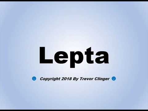 How To Pronounce Lepta