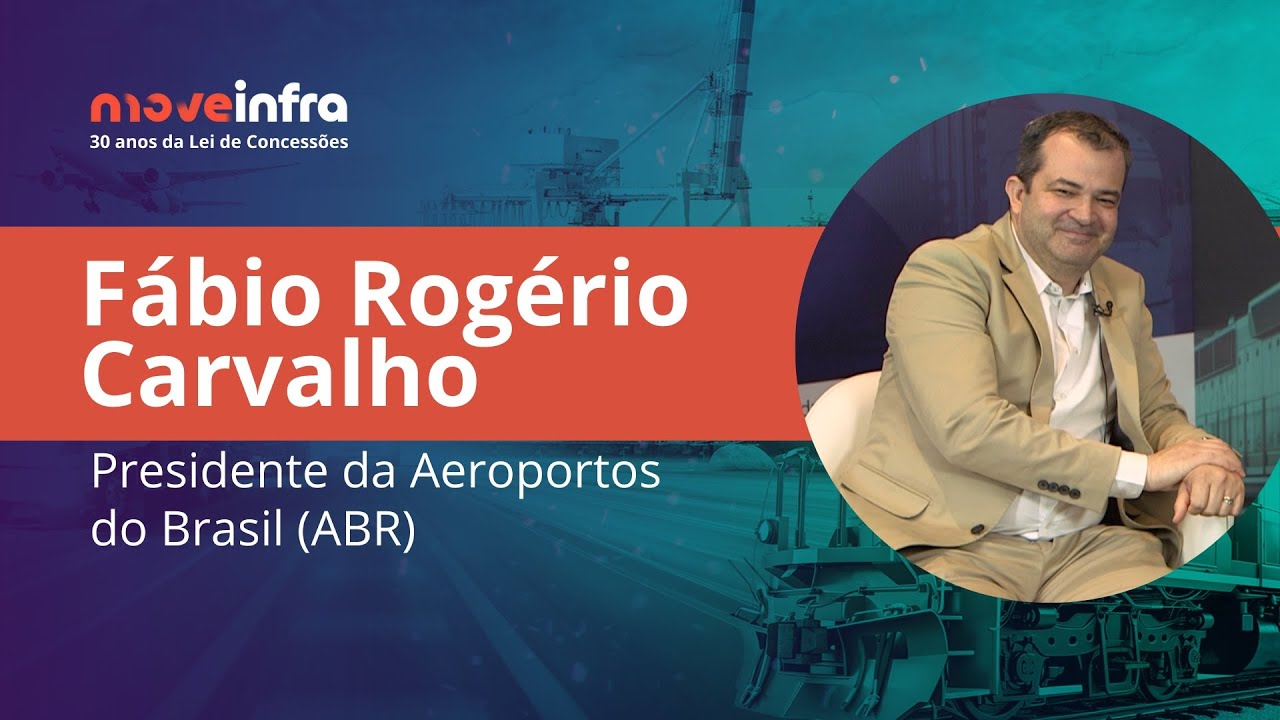 Estúdio MoveInfra: Fábio Rogério, presidente da Associação Aeroportos do Brasil (ABR)