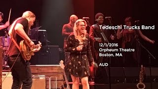 Tedeschi Trucks Band Live at the Orpheum Theater, Boston, MA - 12/1/2016 Full Show AUD