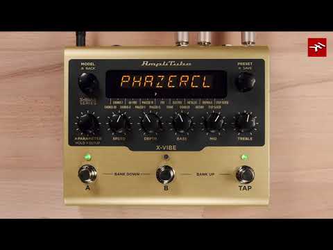 Sound Demos: AmpliTube X-VIBE modulation pedal - part of the AmpliTube X-GEAR guitar pedals line
