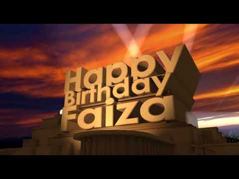 Happy Birthday Faiza