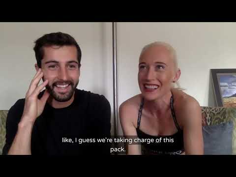 Calli Hauger-Thackery and Nick Hauger prepare for CIM