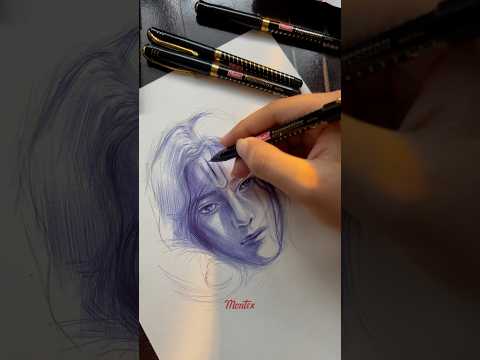 🦚. Back again with pen sketch.       Ft. Montex impression gold pen #thebhimsenart #art #krishna