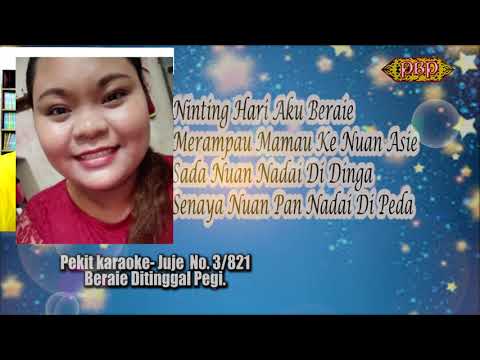 Beraie Ditinggal Pegi - Juje (Pekit Karaoke. 3/821)
