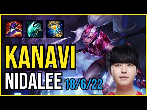 KANAVI - NIDALEE vs HECARIM Jungle - KR Master - Patch 11.5