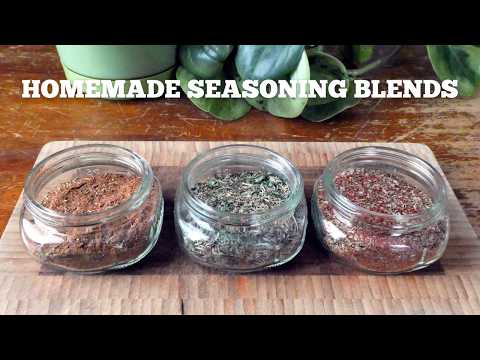3 Easy Homemade Seasoning Blends | DIY Italian, Mexican & Greek Spice Mix Recipes