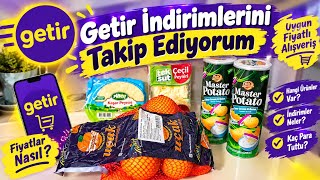 Getir Alışveriş 👉 Market İndirimlerini Takip Ediyorum 🛒 Marketten Mi? Yoksa İnte