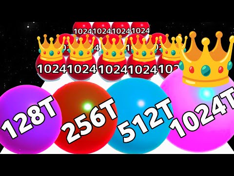 Ball Run Infinity vs Bump Merge 2048 - ASMR Gameplay (NOOB vs PRO vs HACKER) New Update