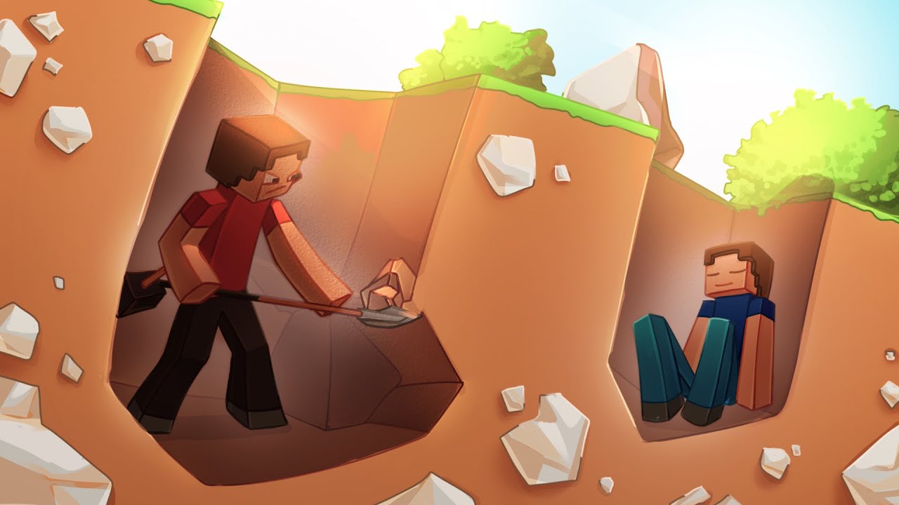 ОНИ ПОД ЗЕМЛЕЙ!!! УГАРНЫЕ ПРЯТКИ С РАЗРУШЕНИЯМИ!!!