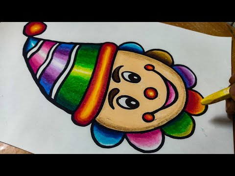 Joker Drawing|  How to Draw Joker | Clown Drawing | Jokers Cap Drawing