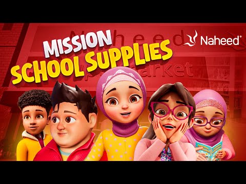 MISSION SCHOOL SUPPLIES | Kaneez Amna Animated Series X NAHEED | EP 22 | Kidz Club