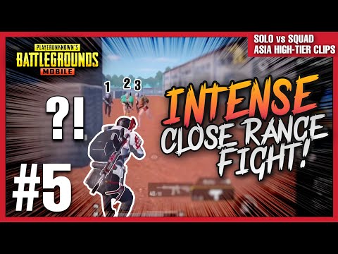 [ATHENA MONTAGE #5] Professional Close Range Battle! - PUBG MOBILE