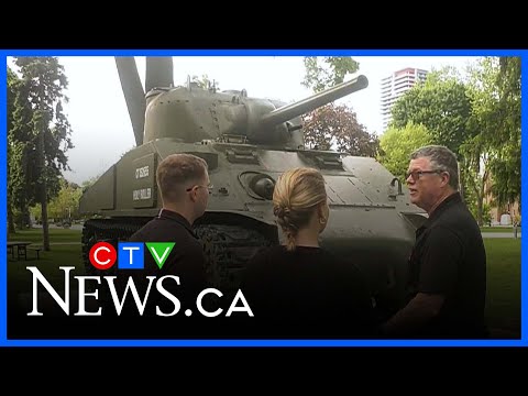 Two students from Normandy observe D-Day in London