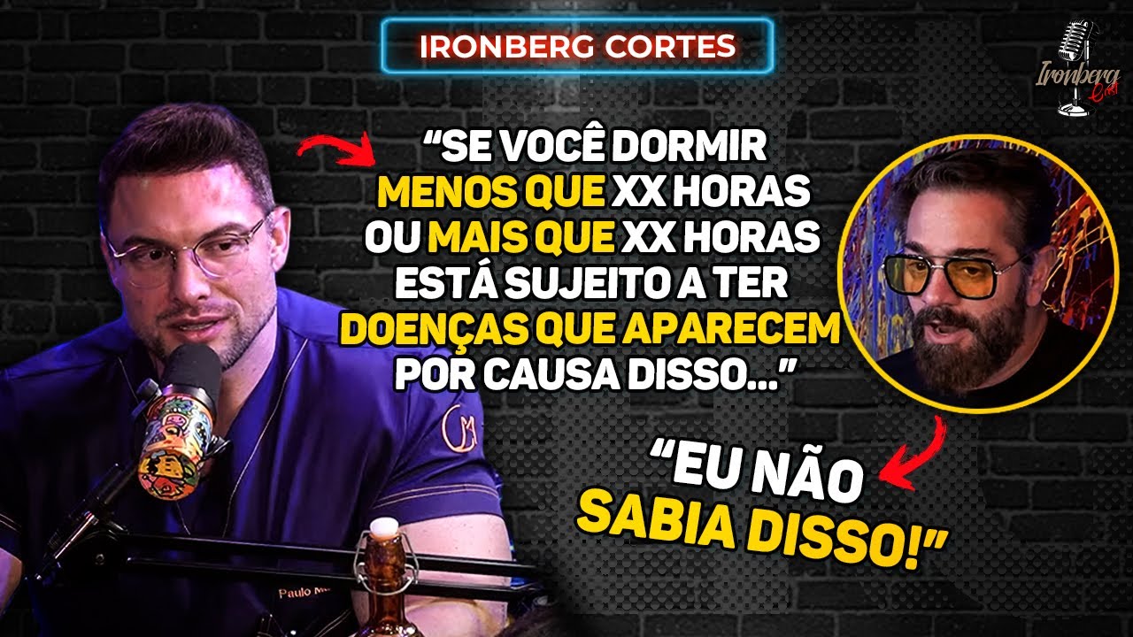 MUZY EXPLICA SOBRE A IMPORTÂNCIA DO SONO E VILELA FICA IMPRESSIONADO – IRONBERG CORTES