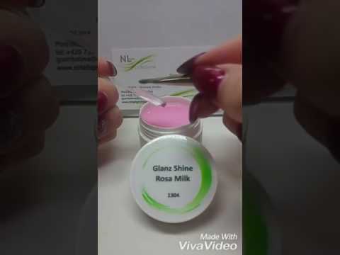 Video UV,LED lesk GLANZ SHINE ROSA MILK 15ml