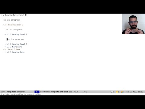 Emacs: Org mode basics